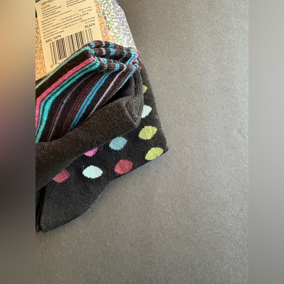 Hot Sox Multicolor Striped Socks pack of (3) - Picture 2 of 4